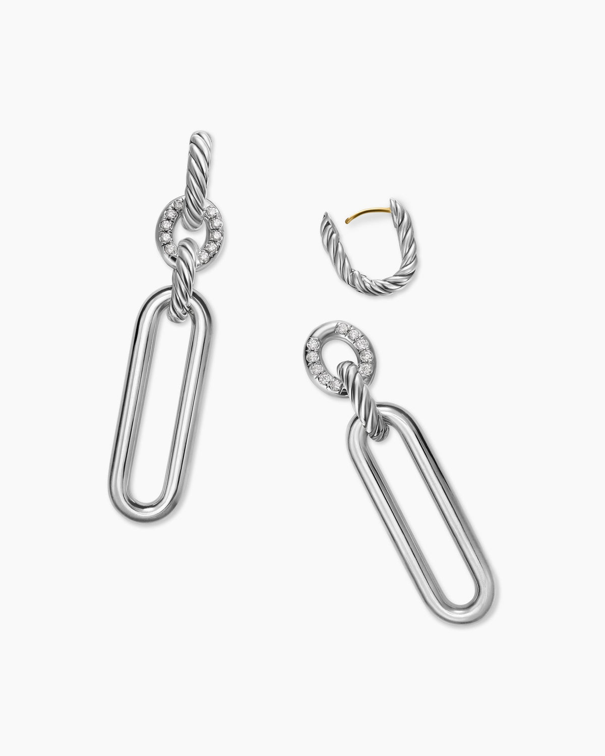 David Yurman Lexington Double Link Drop Earrings David Yurman Women’s