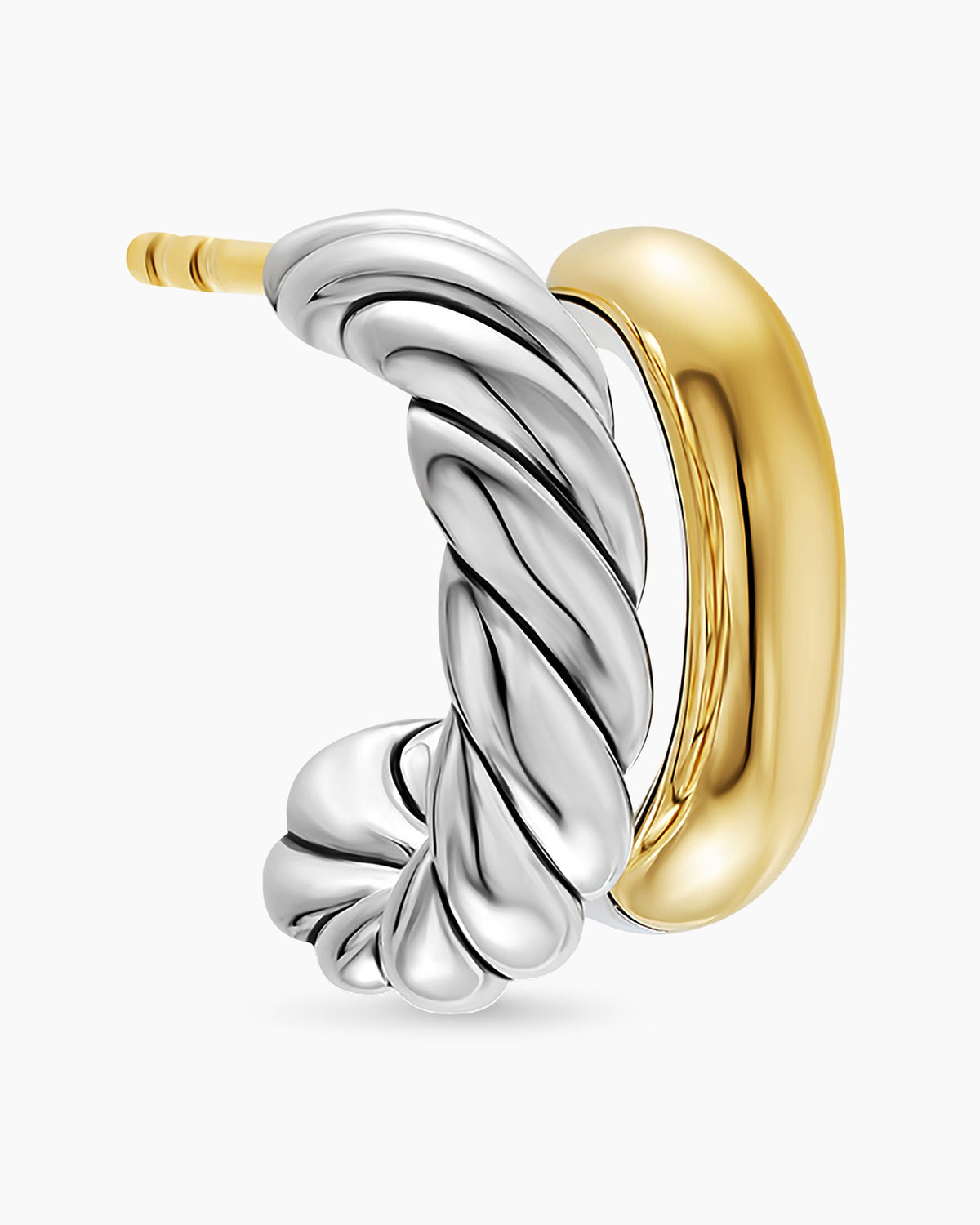 David Yurman DY Mercer Double Hoop Huggie Earrings David Yurman Women’s