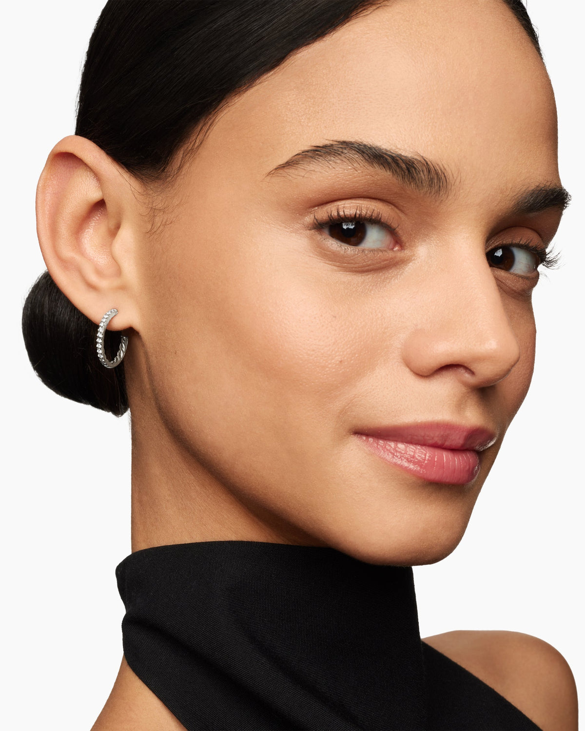 David Yurman Pavé Hoop Earrings David Yurman Women’s