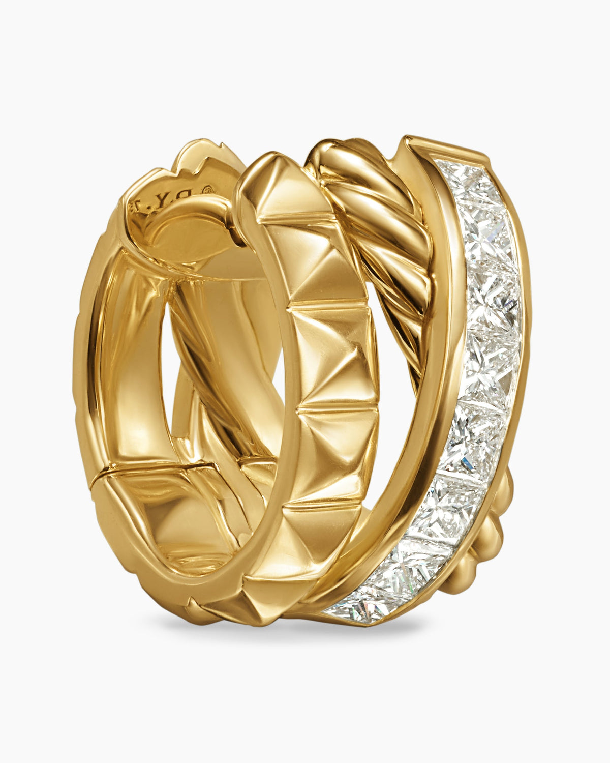David Yurman Crossover Trio Huggie Hoop Earrings David Yurman Women’s