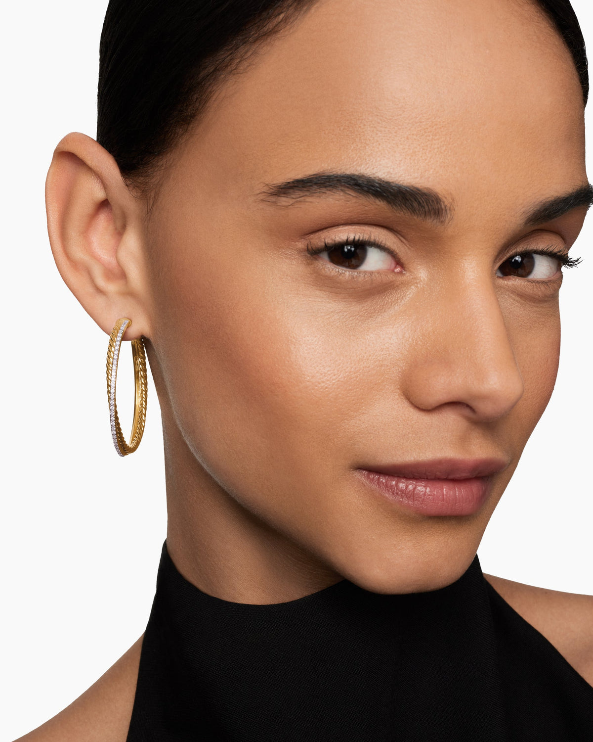 David Yurman Crossover Hoop Earrings David Yurman Women’s
