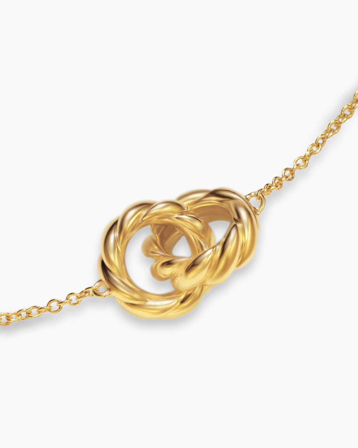 David Yurman Sculpted Cable Linked Necklace in 18K Yellow Gold, 9.2mm David Yurman Women’s