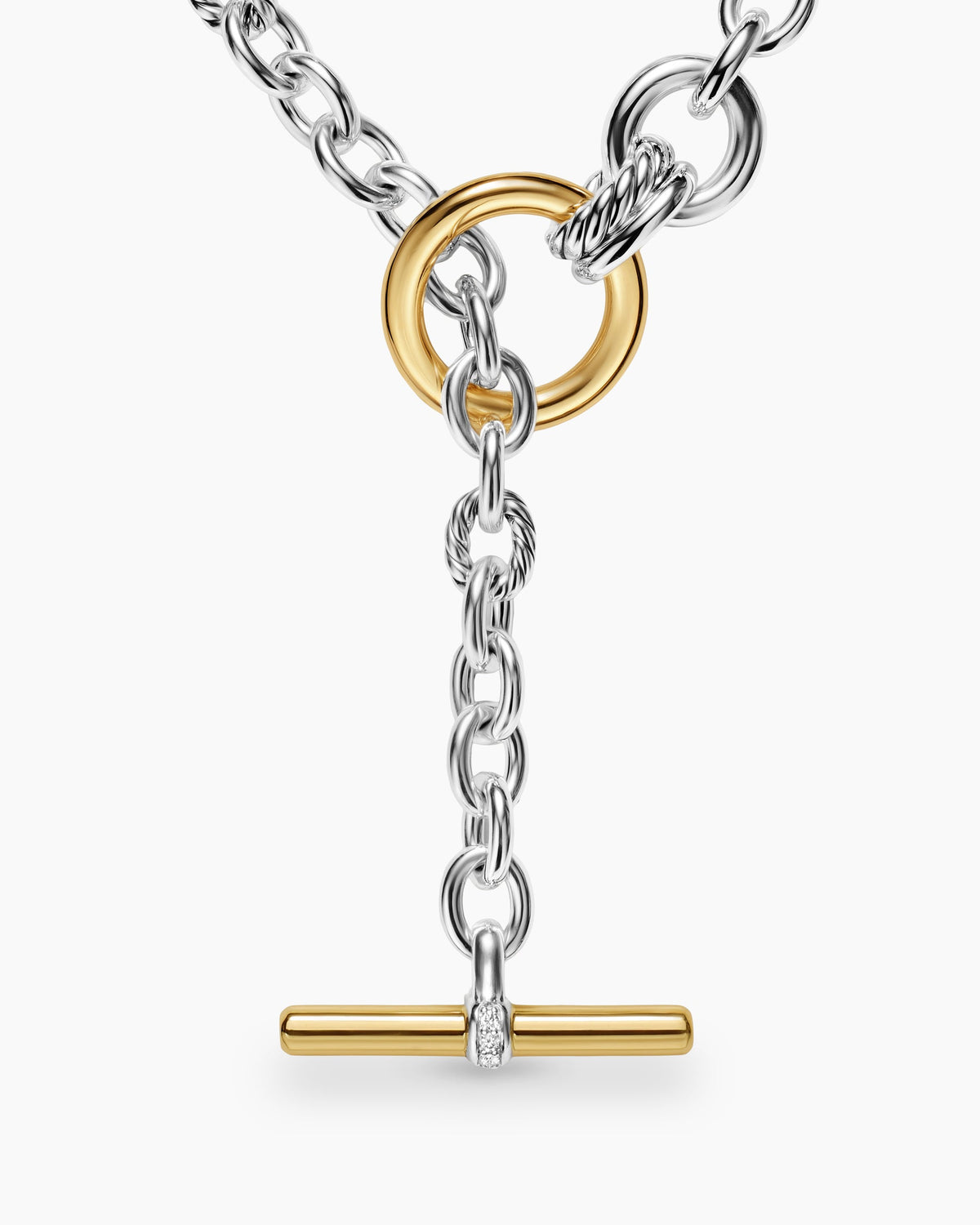 David Yurman DY Mercer Double Row Toggle Chain Necklace David Yurman Women’s