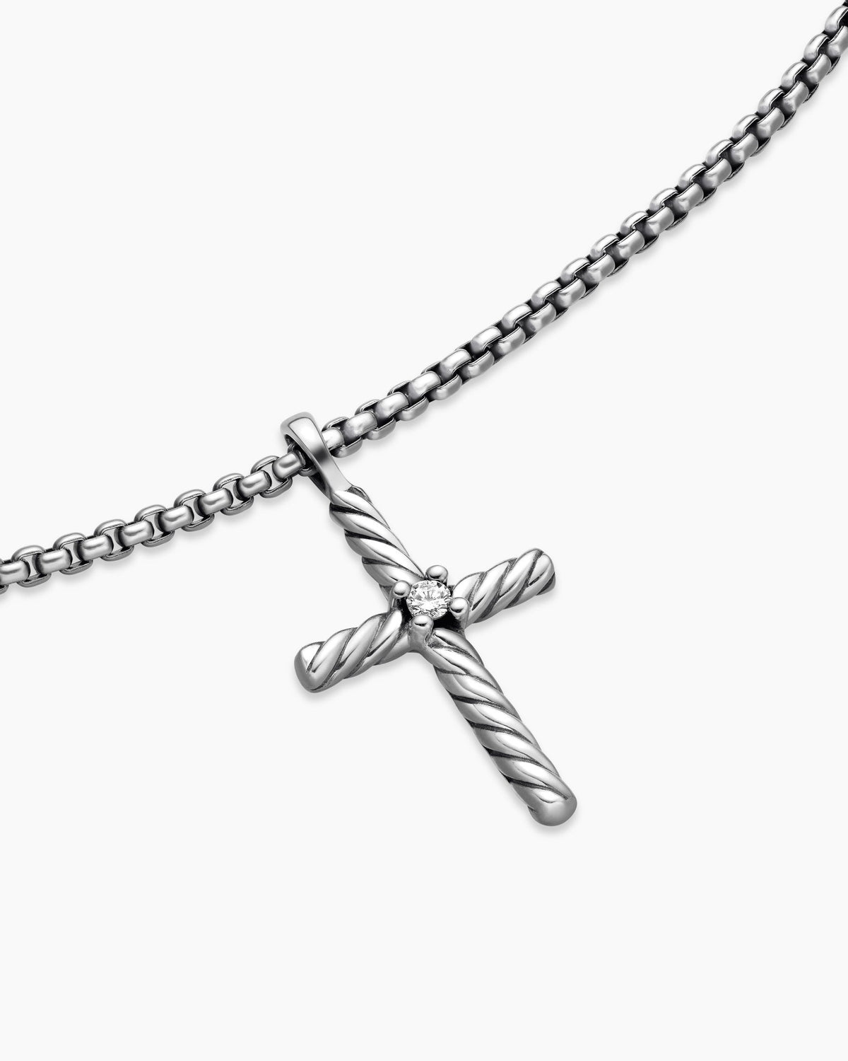 David Yurman Classic Cable Cross Necklace David Yurman Women’s