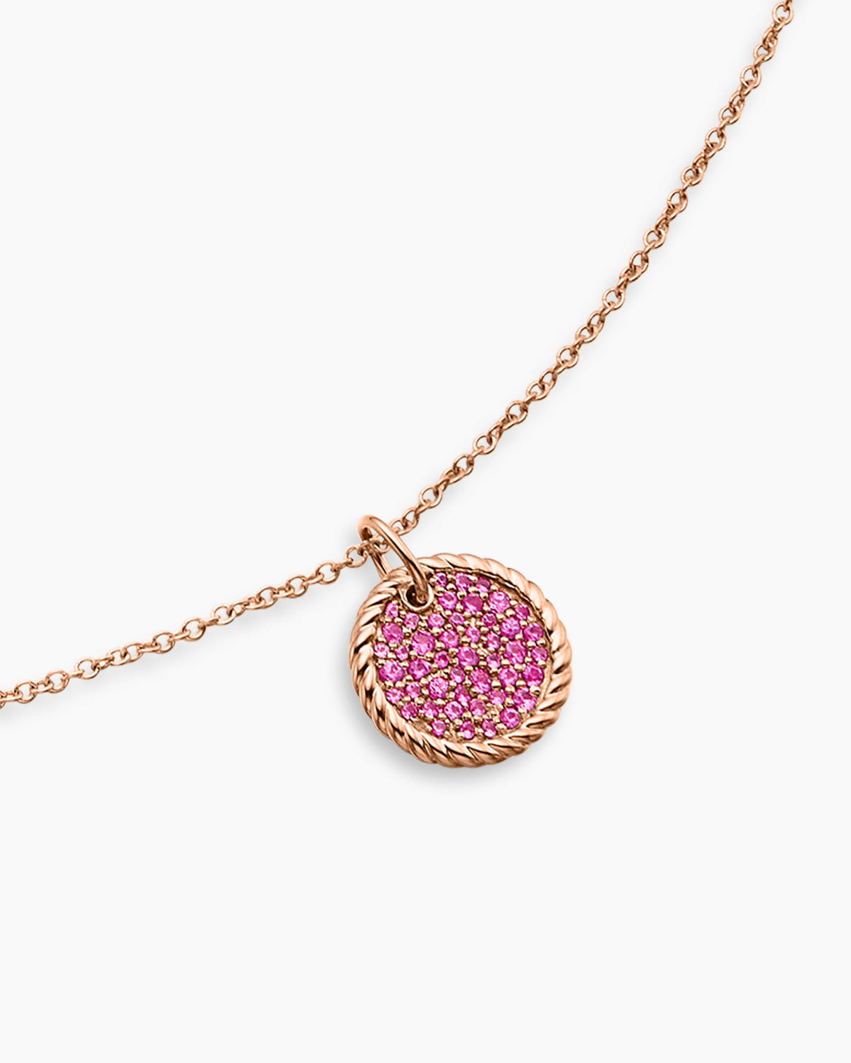 David Yurman Cable Collectibles Pavé Plate Necklace David Yurman Women’s
