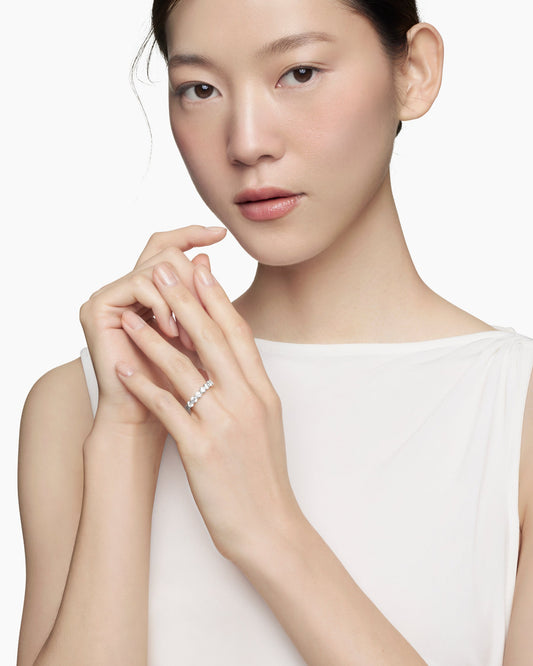 David Yurman DY Eden Partway Band Ring David Yurman Women’s|Wedding