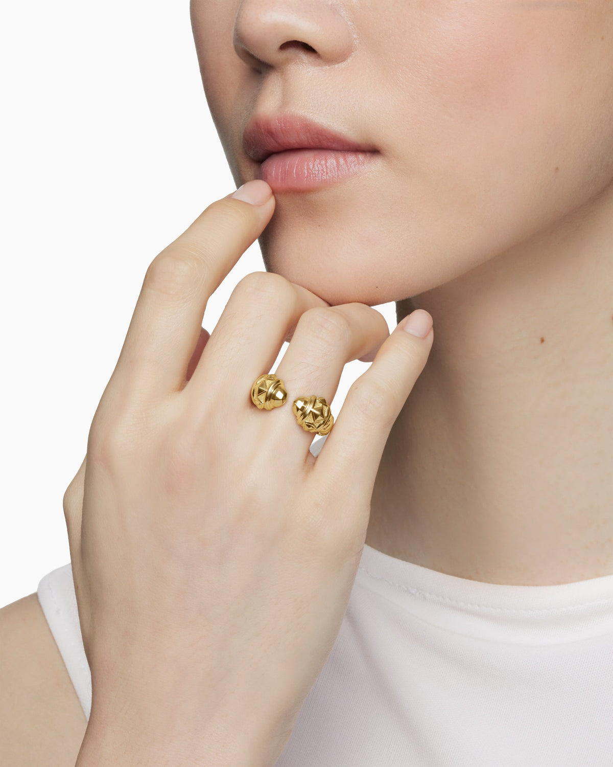 David Yurman Renaissance Ring in 18K Yellow Gold, 10mm David Yurman Women’s