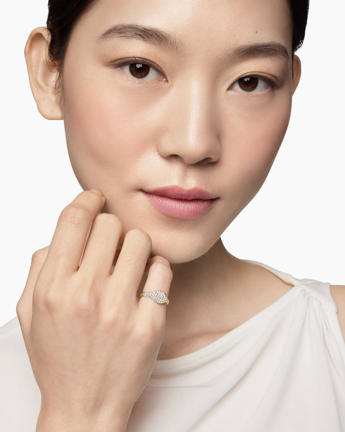 David Yurman Petite Pavé Pinky Ring David Yurman Women’s