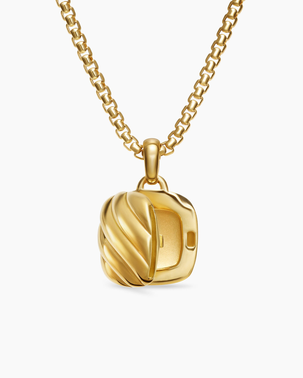 David Yurman Sculpted Cable Square Locket David Yurman Women’s