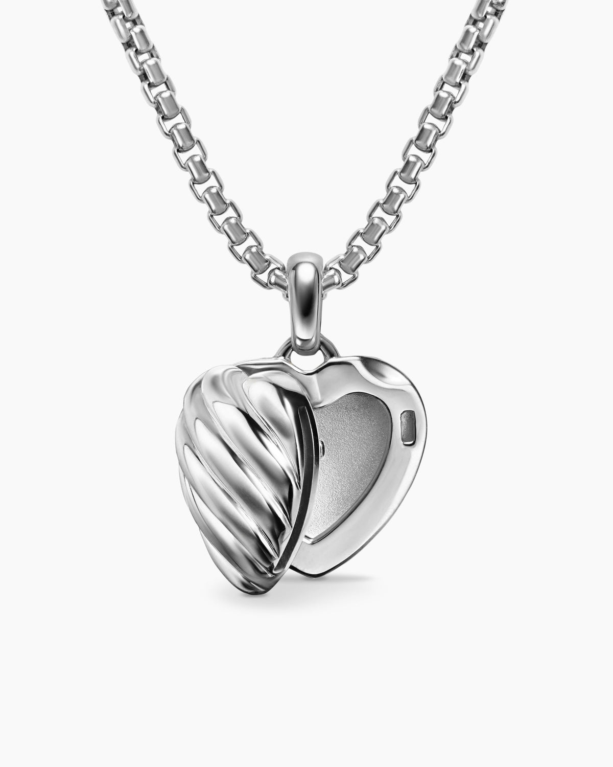 David Yurman Sculpted Cable Heart Locket David Yurman Women’s