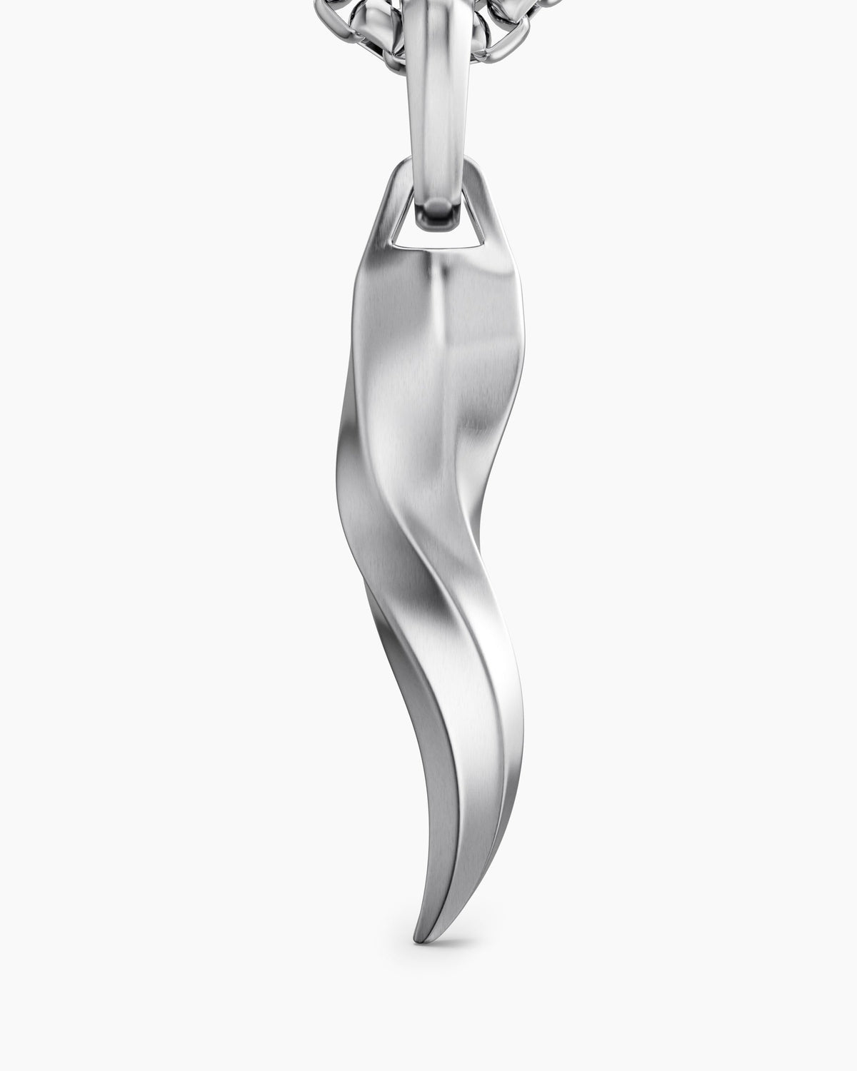David Yurman Mens Cornicello Amulet in Sterling Silver, 30.6mm David Yurman Men’s