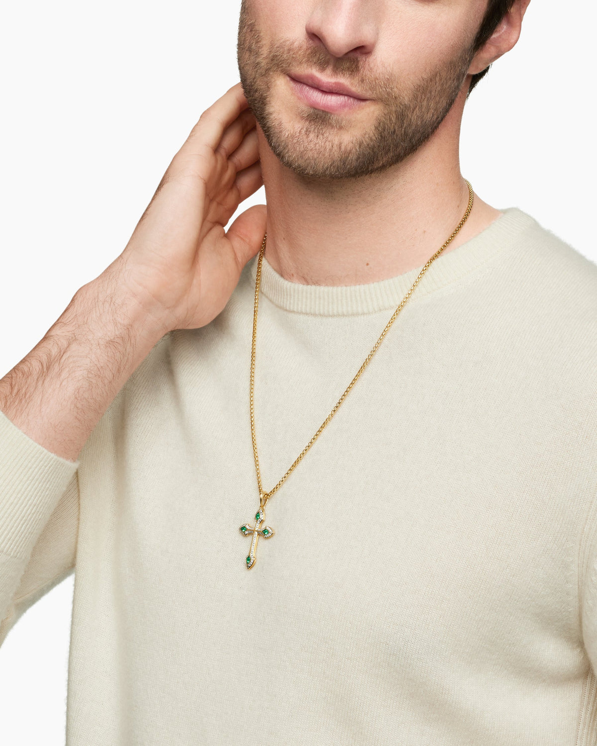 David Yurman Gothic Cross Pendant David Yurman Men’s