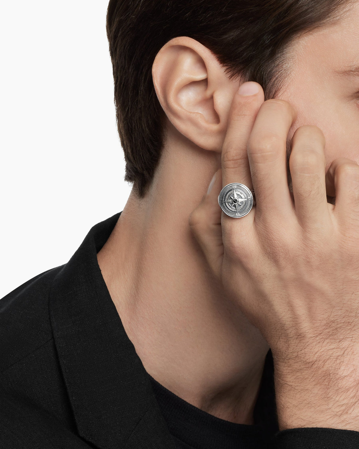 David Yurman Maritime Compass Signet Ring David Yurman Men’s