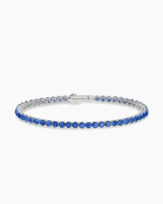 David Yurman Tennis Bracelet in 18K White Gold, 3mm David Yurman Women’s