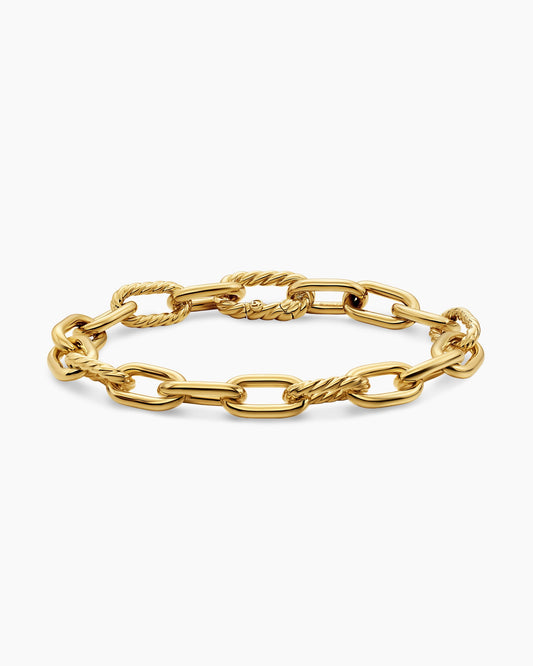 David Yurman DY Madison Chain Bracelet in 18K Yellow Gold, 8.5mm David Yurman Women’s