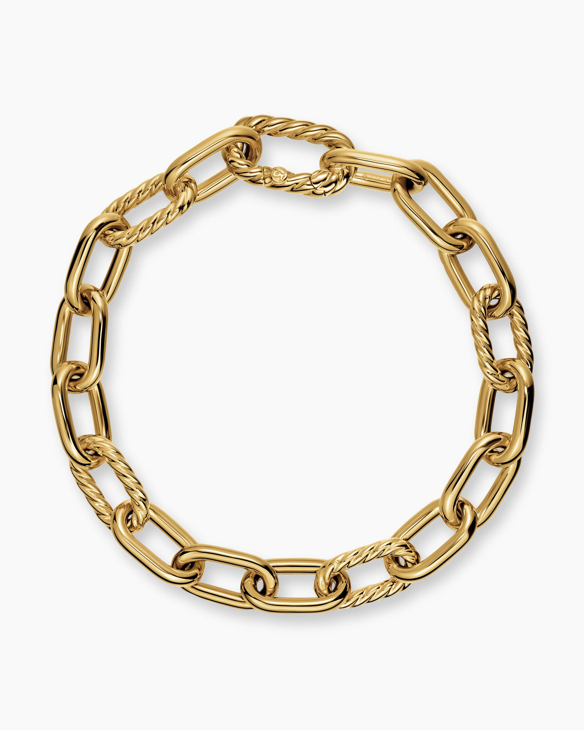 David Yurman DY Madison Chain Bracelet in 18K Yellow Gold, 8.5mm David Yurman Women’s