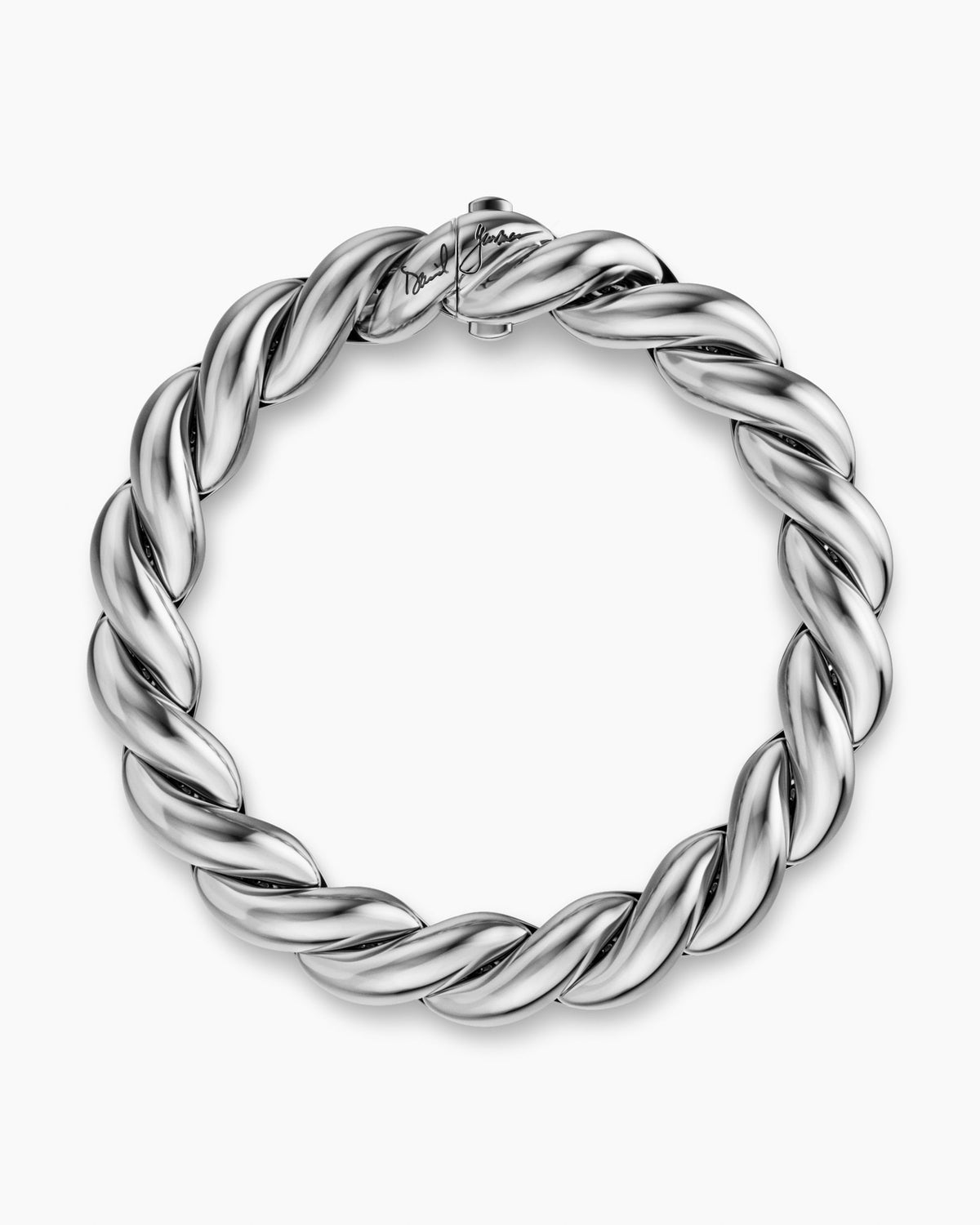 David Yurman Sculpted Cable Chain Bracelet in Sterling Silver, 10mm David Yurman Women’s