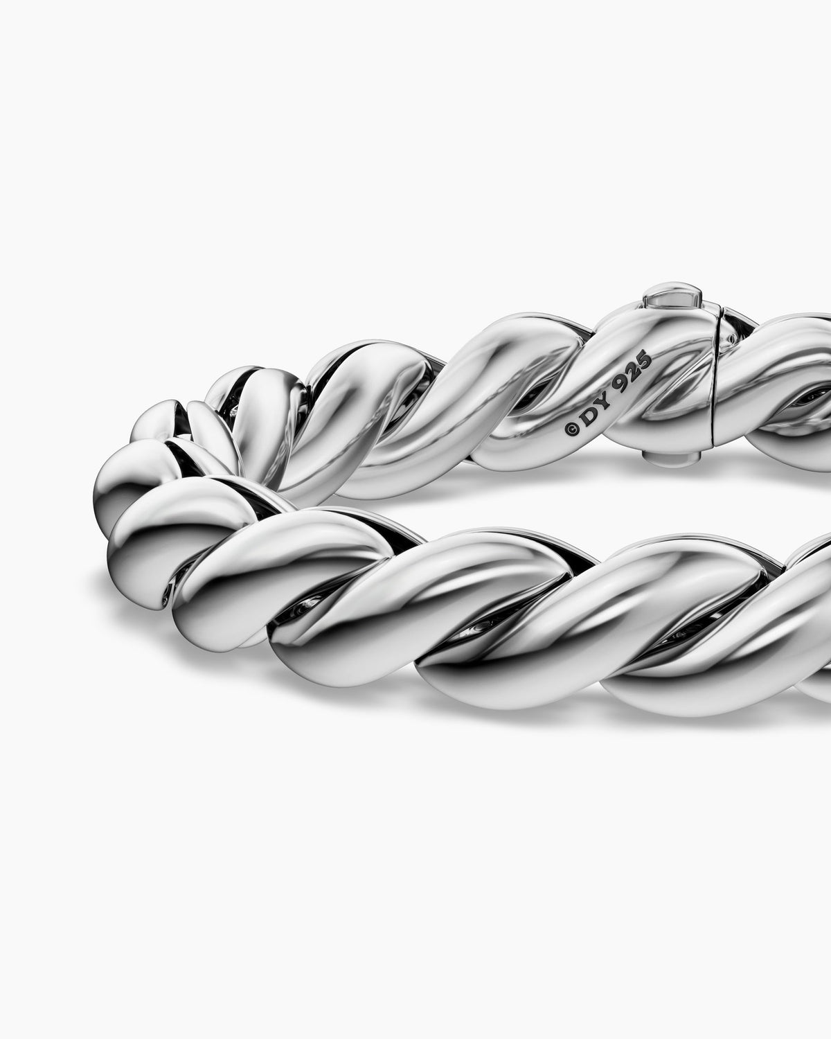David Yurman Sculpted Cable Chain Bracelet in Sterling Silver, 10mm David Yurman Women’s