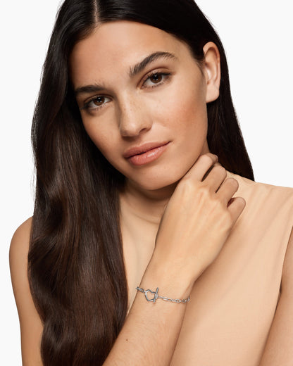 David Yurman DY Madison Heart Toggle Chain Bracelet David Yurman Women’s