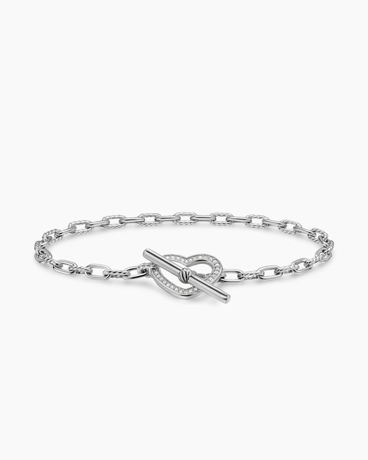 David Yurman DY Madison Heart Toggle Chain Bracelet David Yurman Women’s