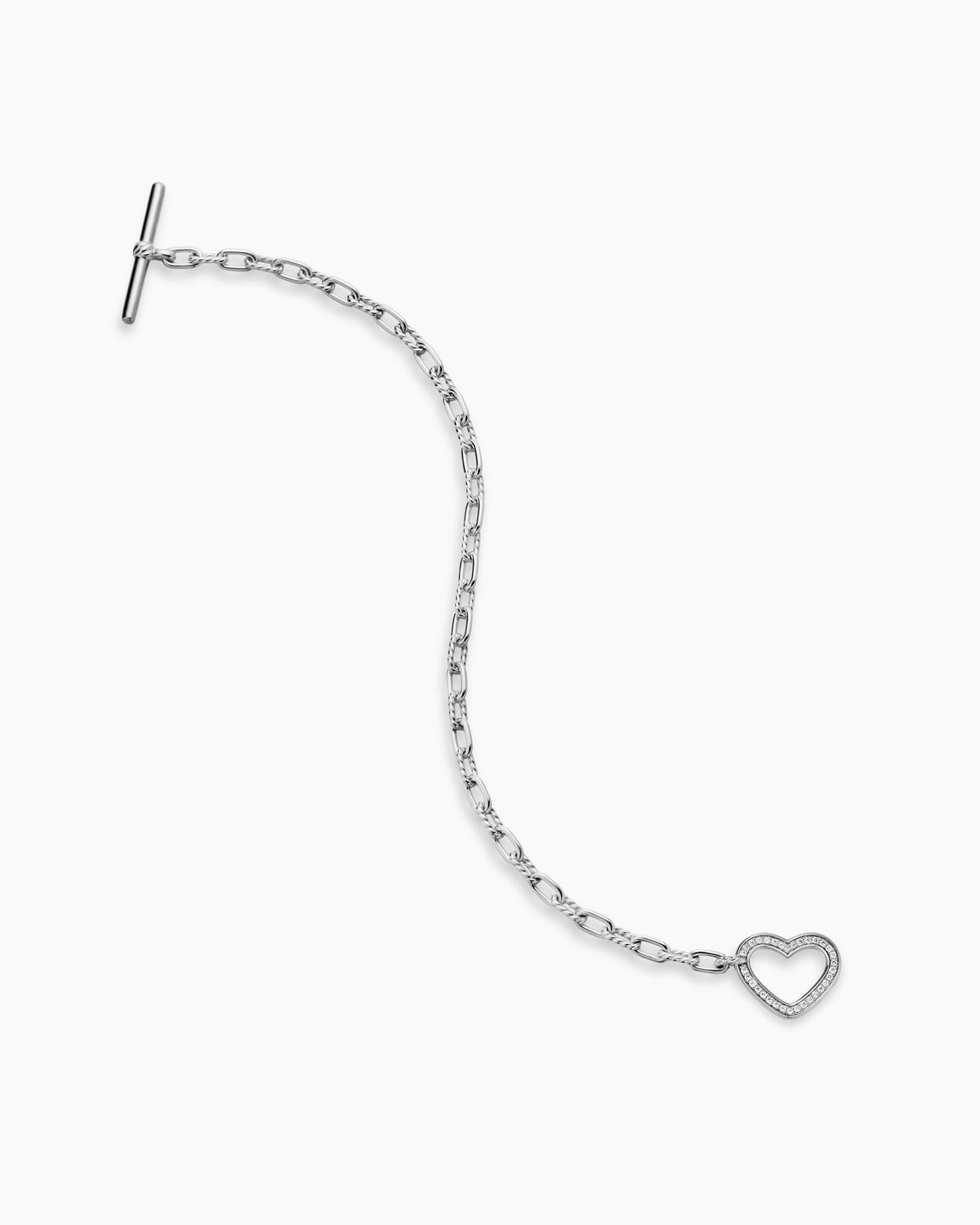 David Yurman DY Madison Heart Toggle Chain Bracelet David Yurman Women’s