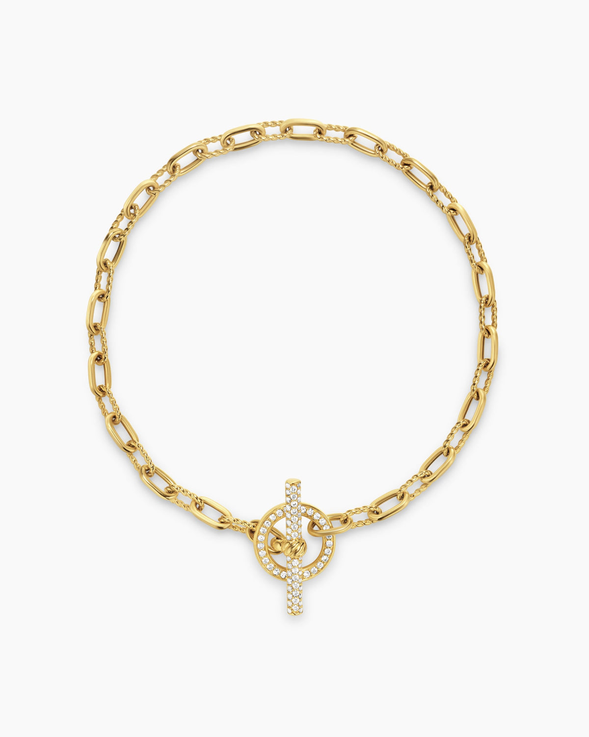 David Yurman DY Madison Pavé Toggle Chain Bracelet David Yurman Women’s