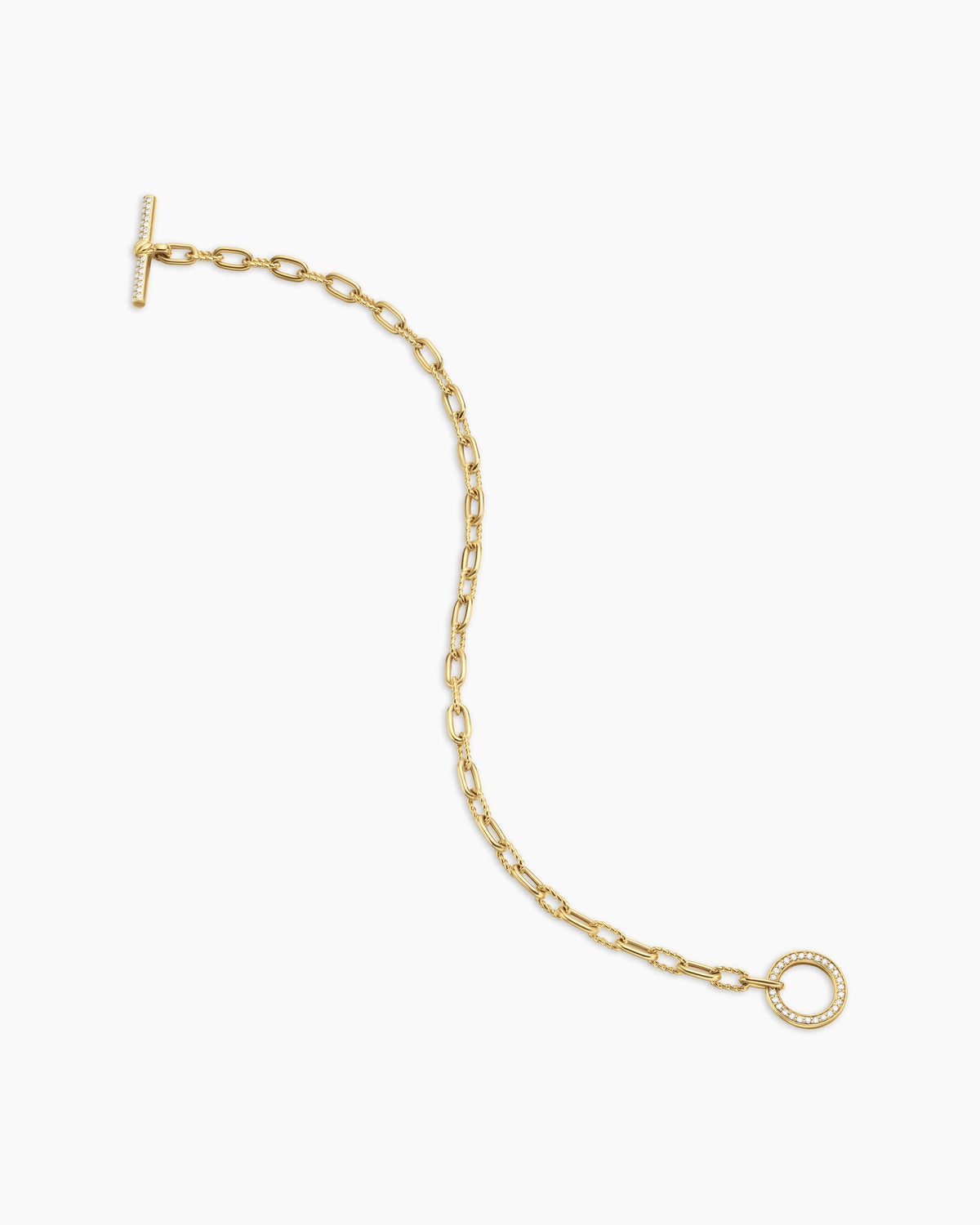 David Yurman DY Madison Pavé Toggle Chain Bracelet David Yurman Women’s