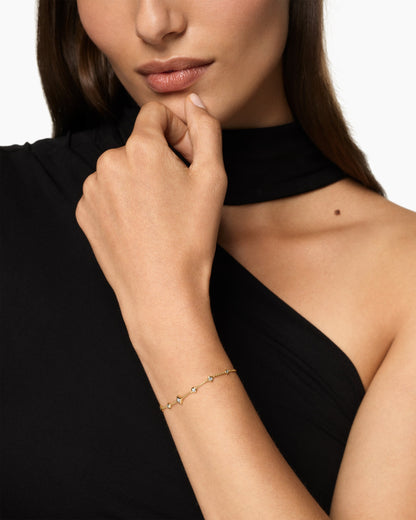 David Yurman Petite Modern Renaissance Station Chain Bracelet David Yurman Women’s