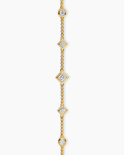 David Yurman Petite Modern Renaissance Station Chain Bracelet David Yurman Women’s
