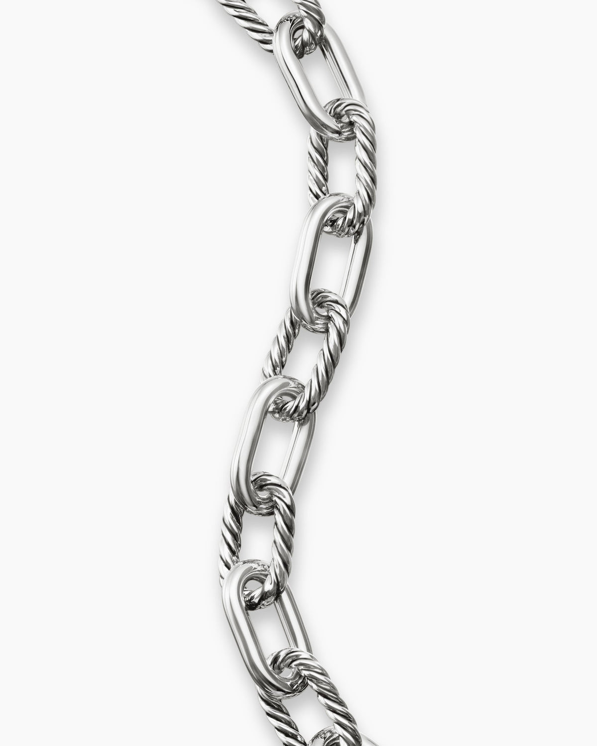 David Yurman DY Madison Toggle Chain Bracelet in Sterling Silver with 18K Yellow Gold, 11mm David Yurman Women’s