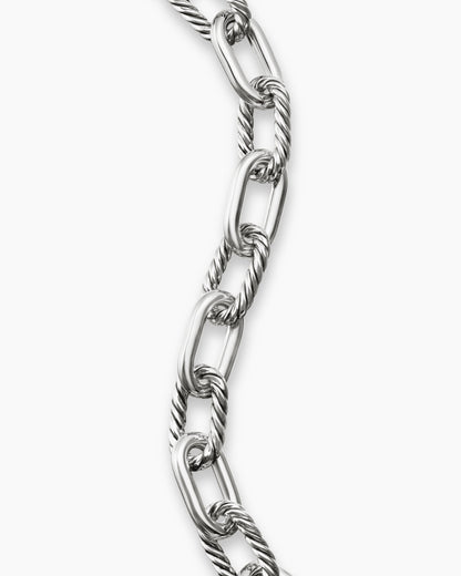 David Yurman DY Madison Toggle Chain Bracelet in Sterling Silver with 18K Yellow Gold, 11mm David Yurman Women’s