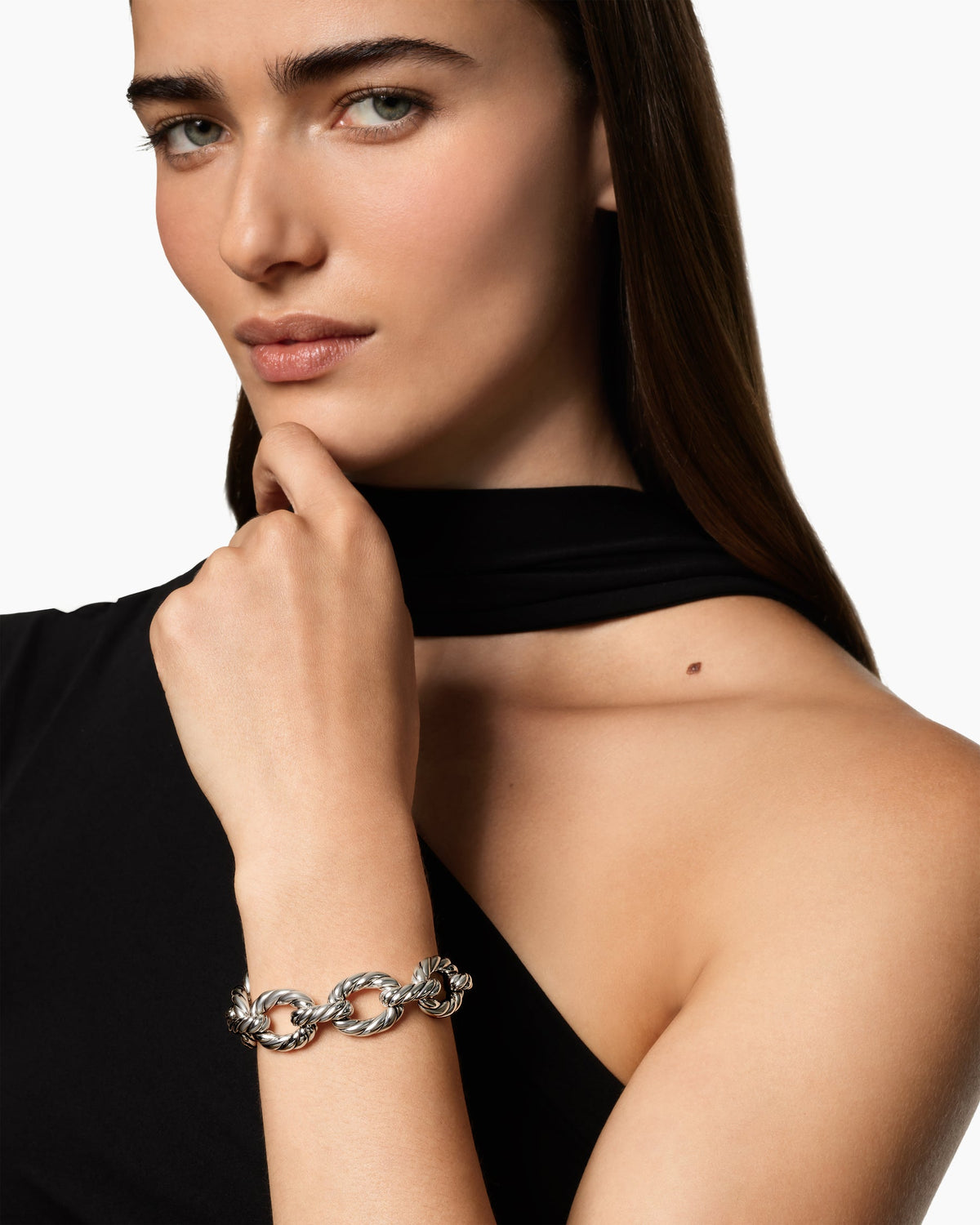 David Yurman Sculpted Cable Oval Link Bracelet David Yurman Women’s