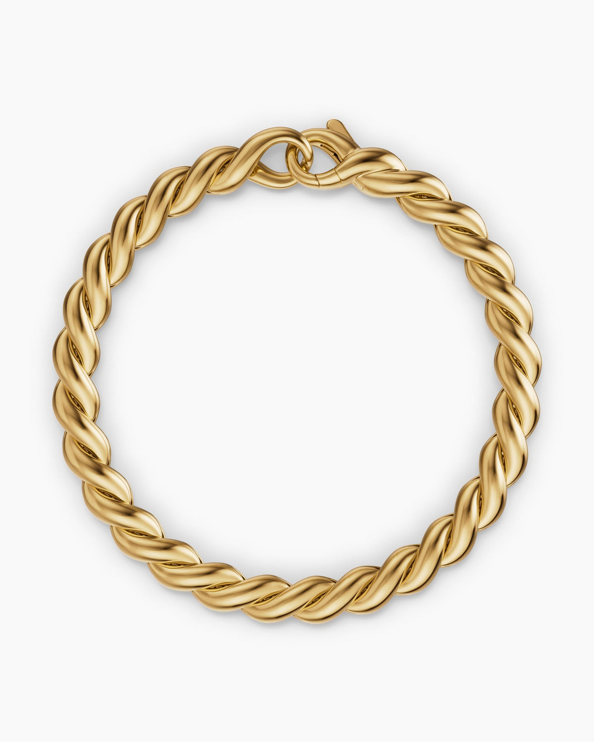 David Yurman Sculpted Cable Chain Bracelet in 18K Yellow Gold, 5.7mm David Yurman Women’s
