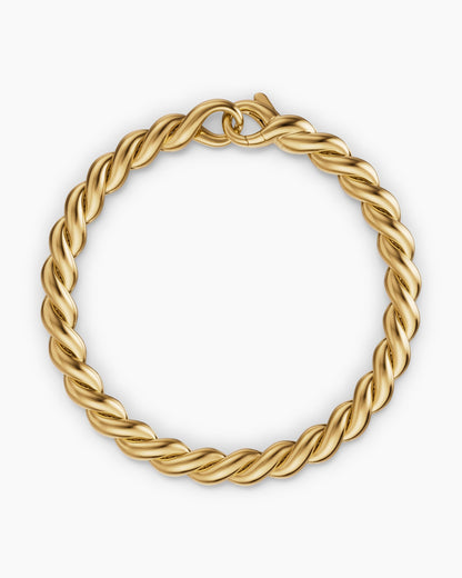 David Yurman Sculpted Cable Chain Bracelet in 18K Yellow Gold, 5.7mm David Yurman Women’s