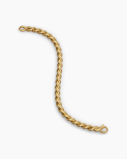 David Yurman Sculpted Cable Chain Bracelet in 18K Yellow Gold, 5.7mm David Yurman Women’s