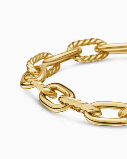 David Yurman DY Madison Chain Bracelet in 18K Yellow Gold, 8.5mm David Yurman Women’s