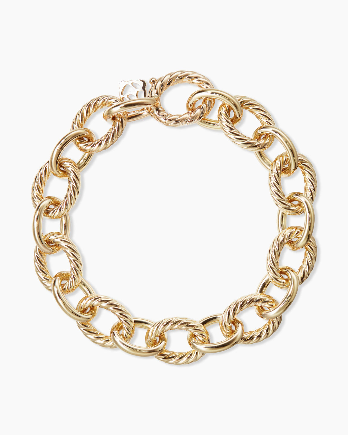 David Yurman Oval Link Chain Bracelet in 18K Yellow Gold, 12mm David Yurman Women’s