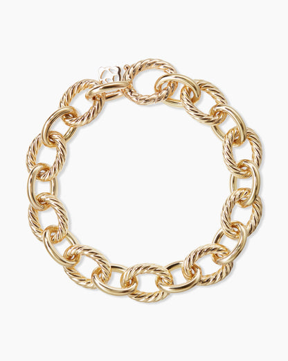 David Yurman Oval Link Chain Bracelet in 18K Yellow Gold, 12mm David Yurman Women’s