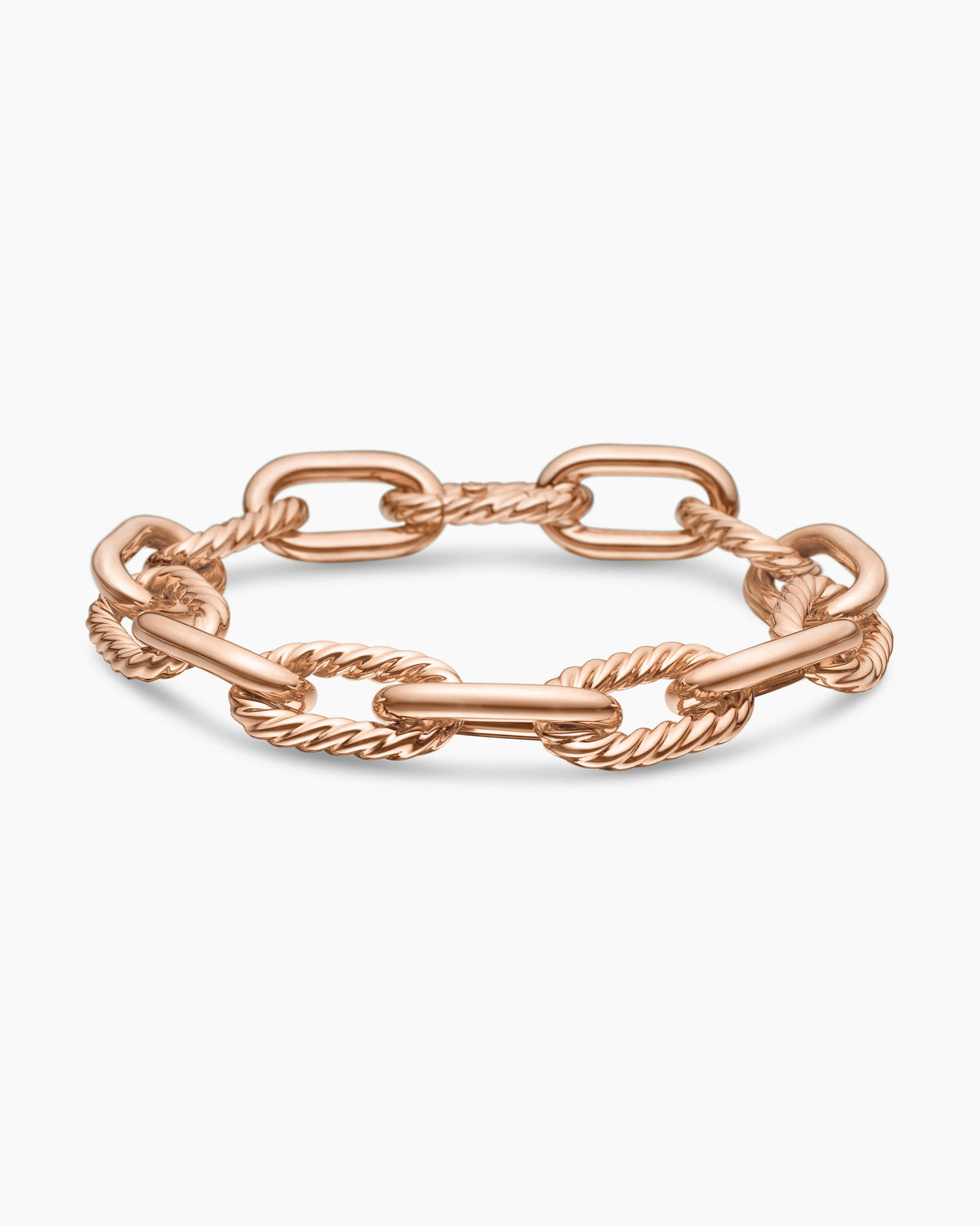 David Yurman DY Madison Chain Bracelet in 18K Rose Gold, 11mm David Yurman Women’s