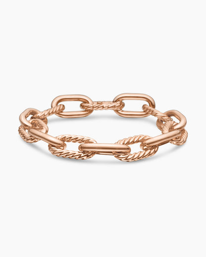 David Yurman DY Madison Chain Bracelet in 18K Rose Gold, 11mm David Yurman Women’s