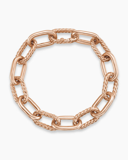 David Yurman DY Madison Chain Bracelet in 18K Rose Gold, 11mm David Yurman Women’s