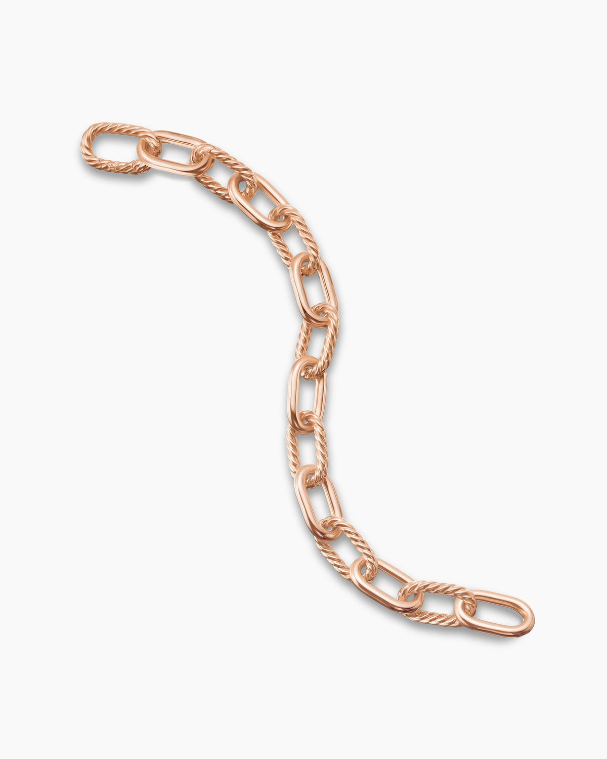 David Yurman DY Madison Chain Bracelet in 18K Rose Gold, 11mm David Yurman Women’s