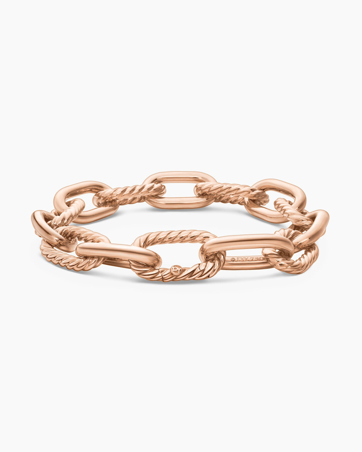 David Yurman DY Madison Chain Bracelet in 18K Rose Gold, 11mm David Yurman Women’s