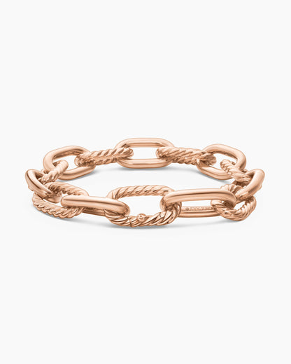 David Yurman DY Madison Chain Bracelet in 18K Rose Gold, 11mm David Yurman Women’s