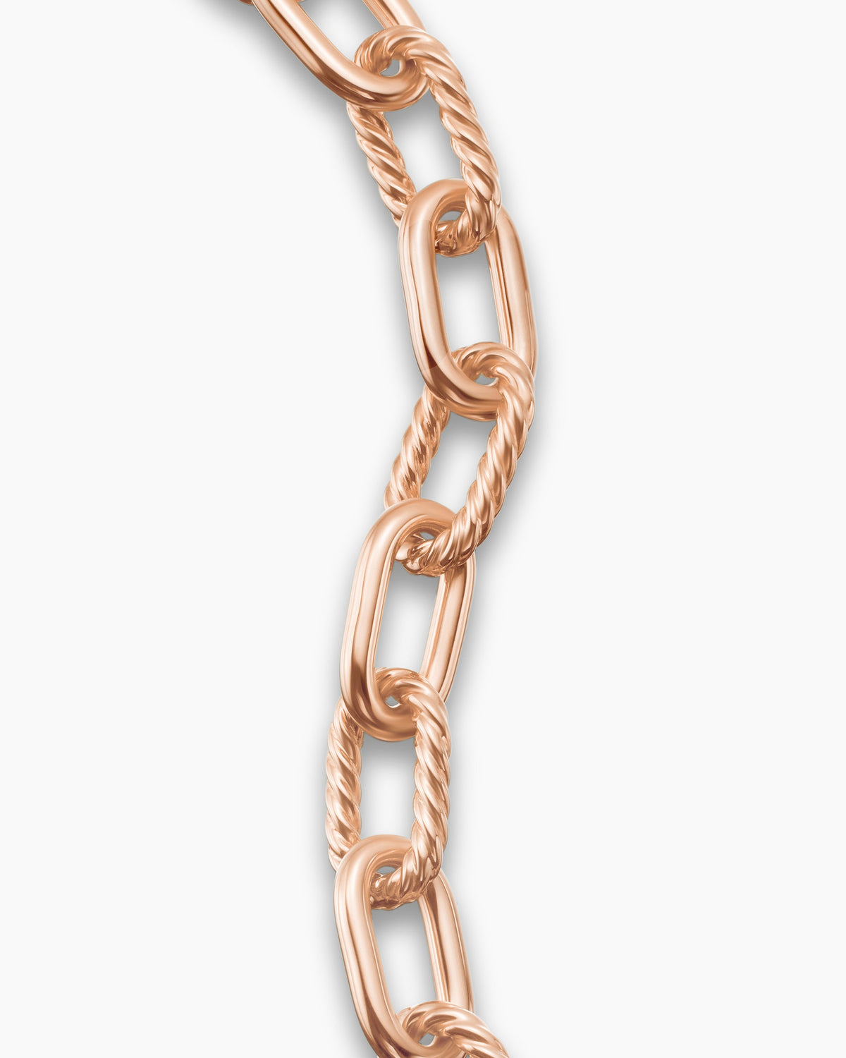 David Yurman DY Madison Chain Bracelet in 18K Rose Gold, 11mm David Yurman Women’s