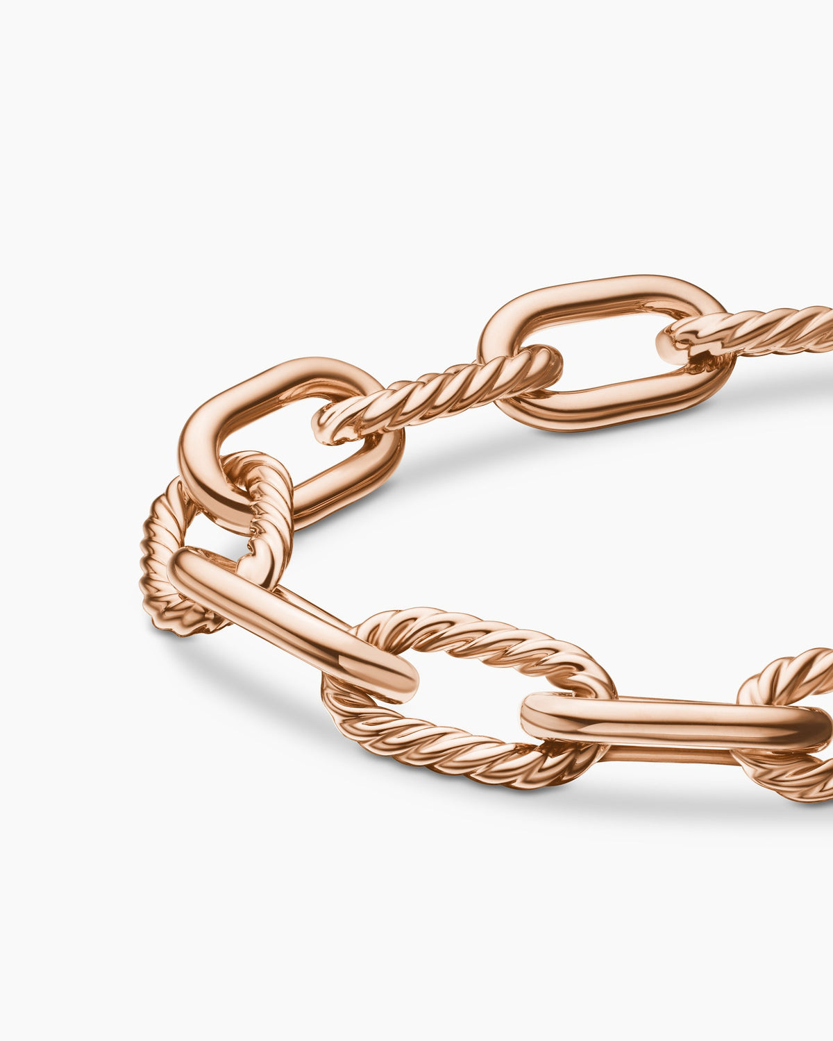 David Yurman DY Madison Chain Bracelet in 18K Rose Gold, 11mm David Yurman Women’s