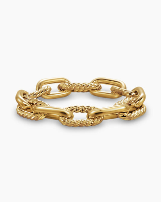 David Yurman DY Madison Chain Bracelet in 18K Yellow Gold, 13.5mm David Yurman Women’s
