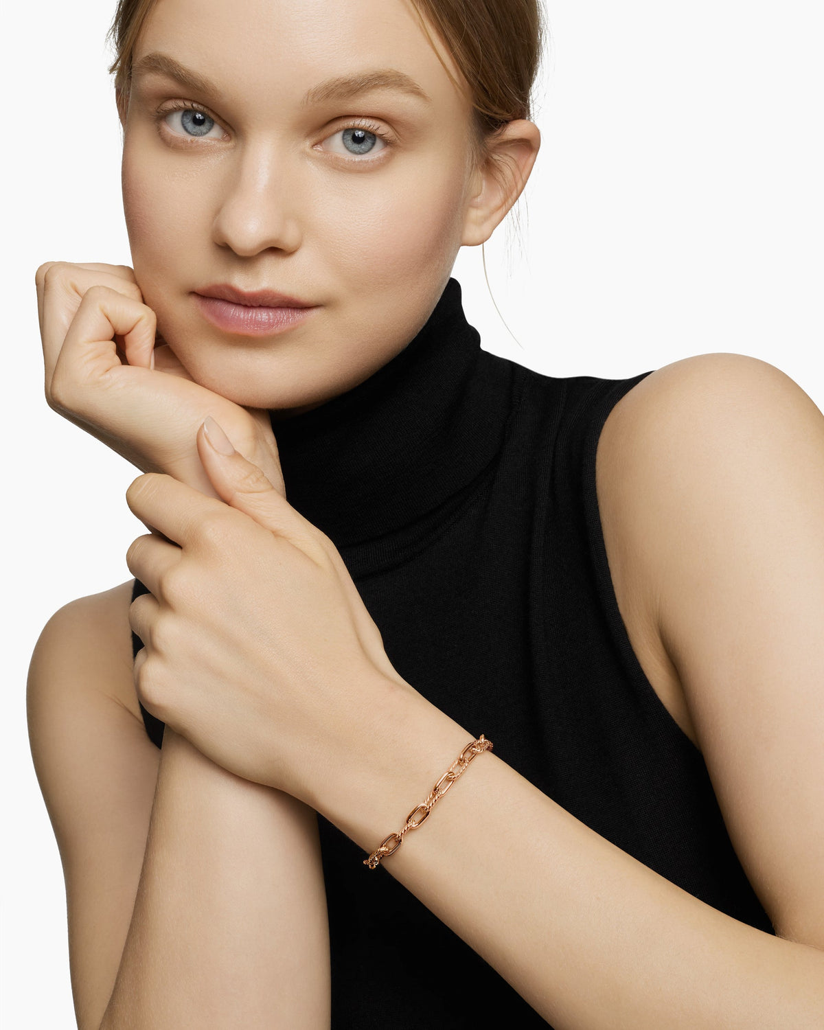David Yurman DY Madison® Chain Bracelet in 18K Rose Gold, 6mm David Yurman Women’s