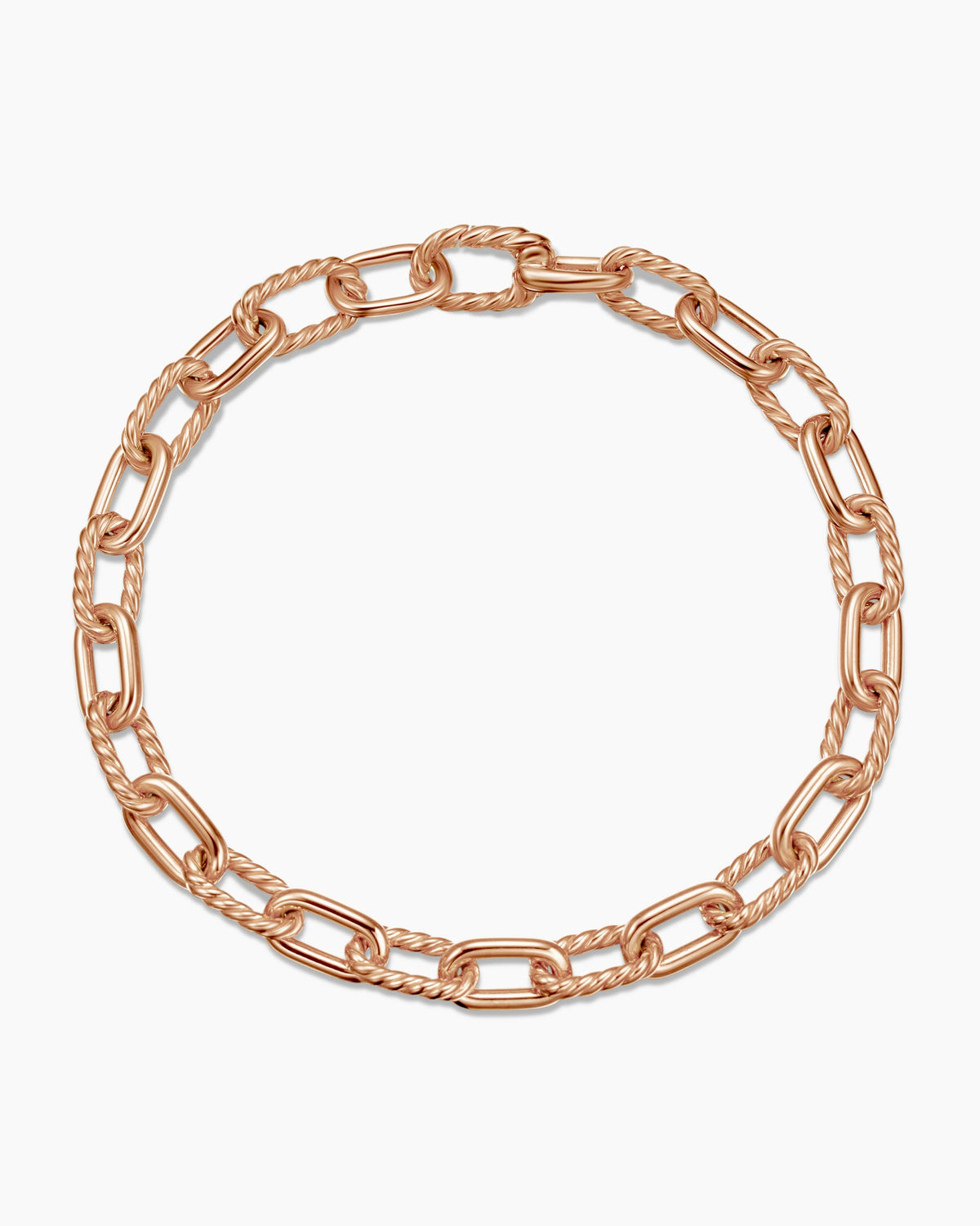 David Yurman DY Madison® Chain Bracelet in 18K Rose Gold, 6mm David Yurman Women’s