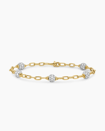 David Yurman DY Madison Pavé Bead Chain Bracelet David Yurman Women’s